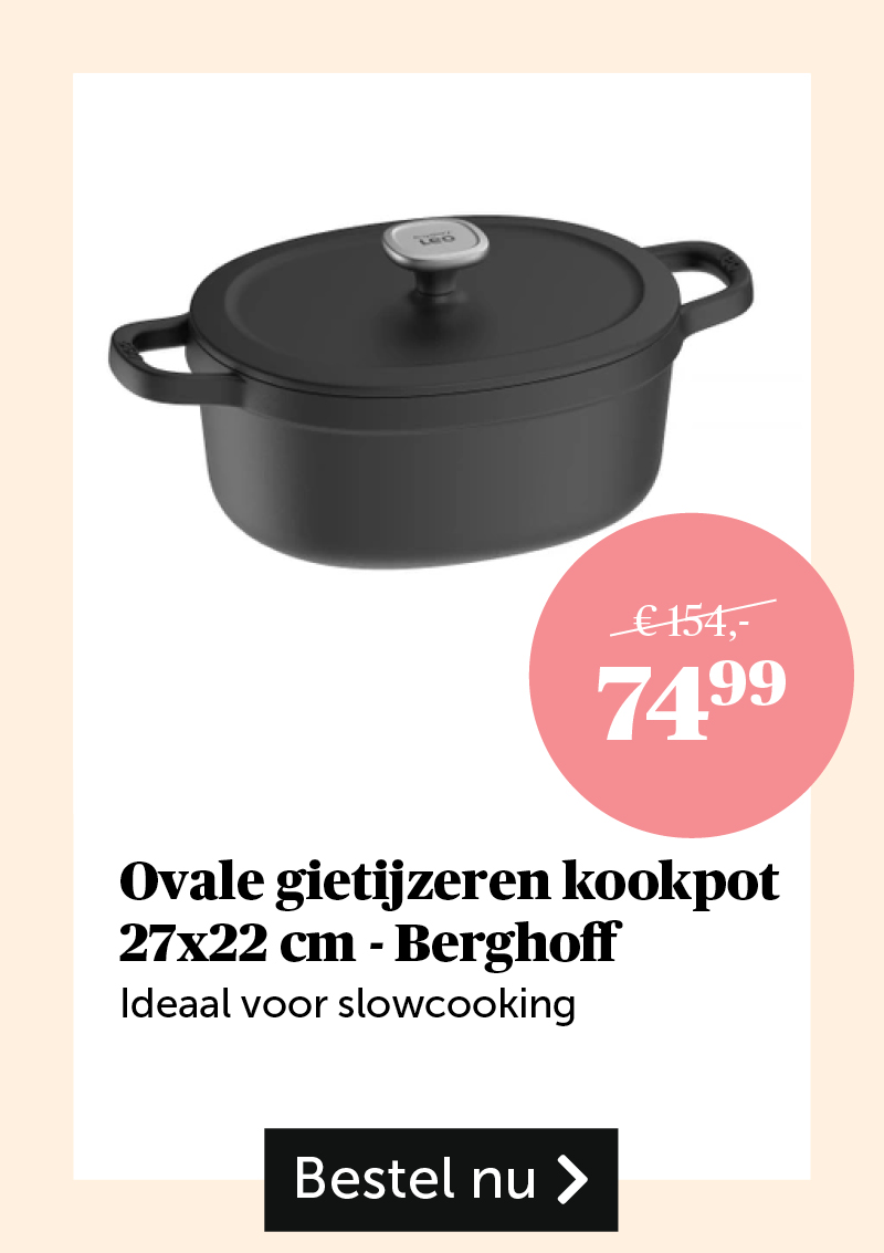 Ovale Gietijzeren kookpot 