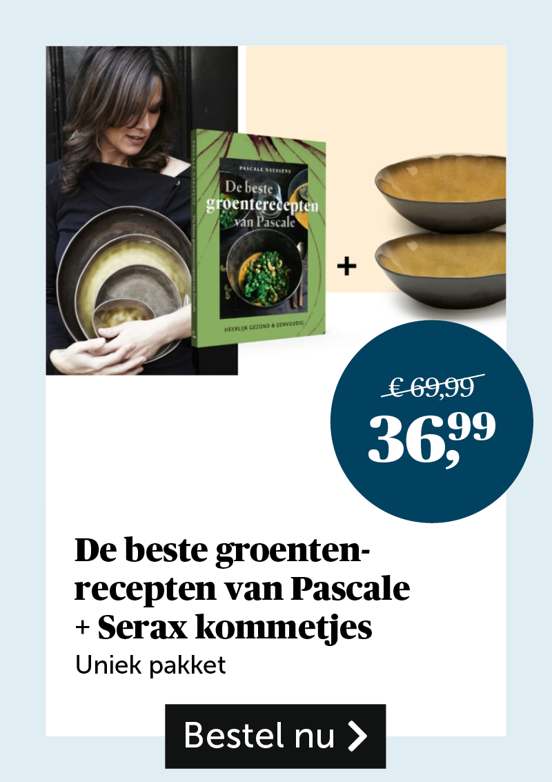 De beste groenten - recepten van Pascale + Serax kommetjes