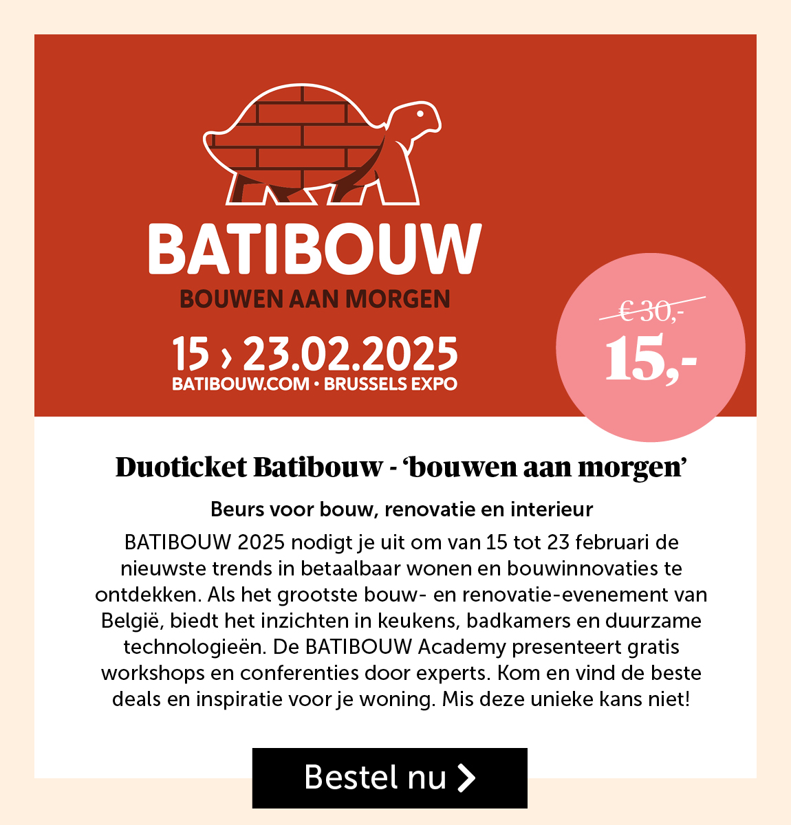 Batibouw Duoticket