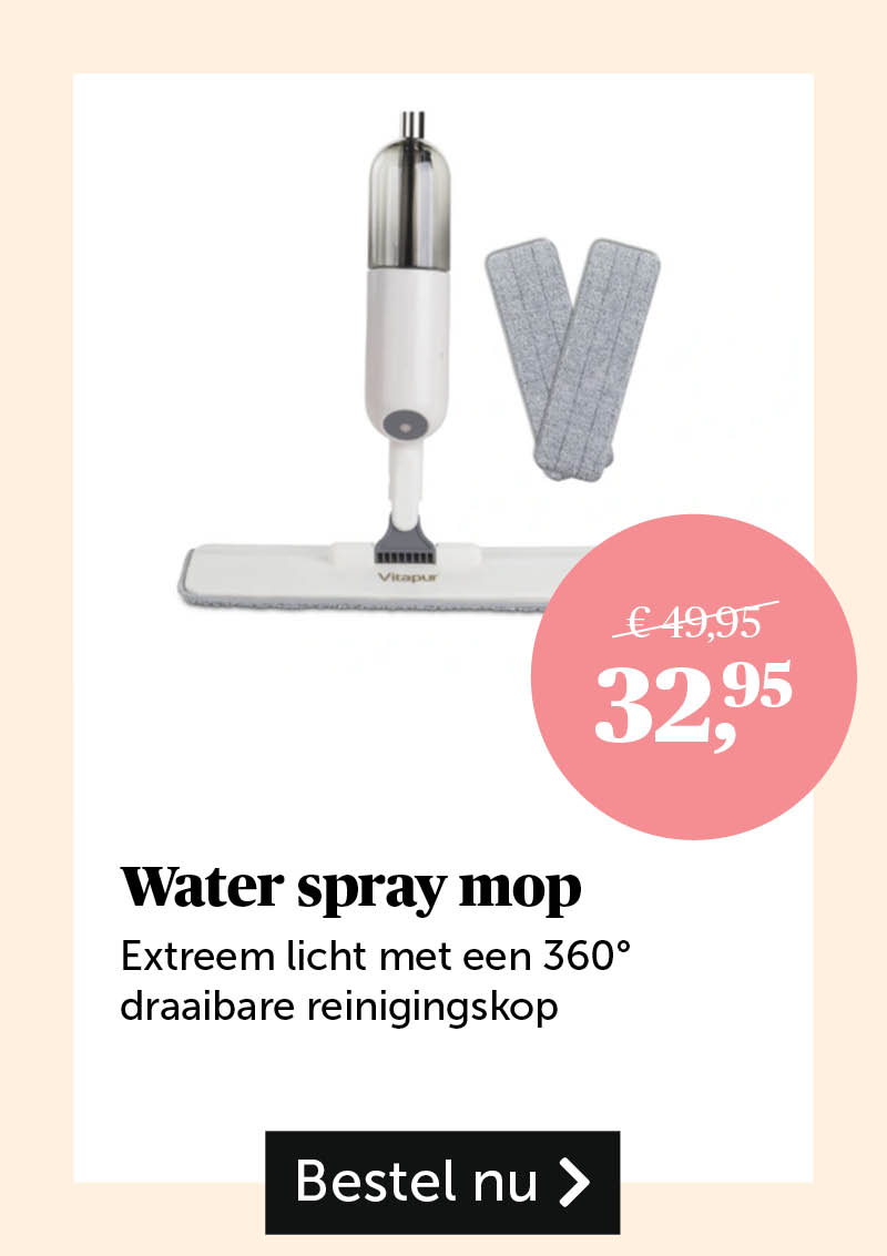 Water spray mop