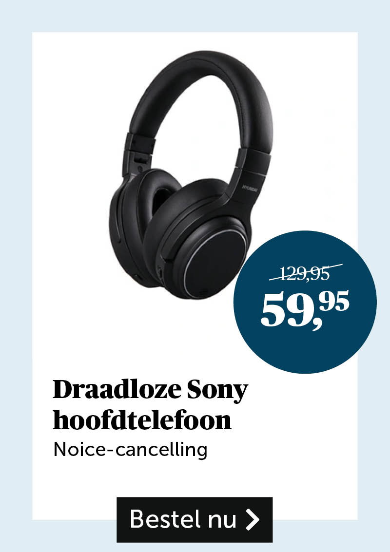 Draadloze Sony hoofdtelefoon