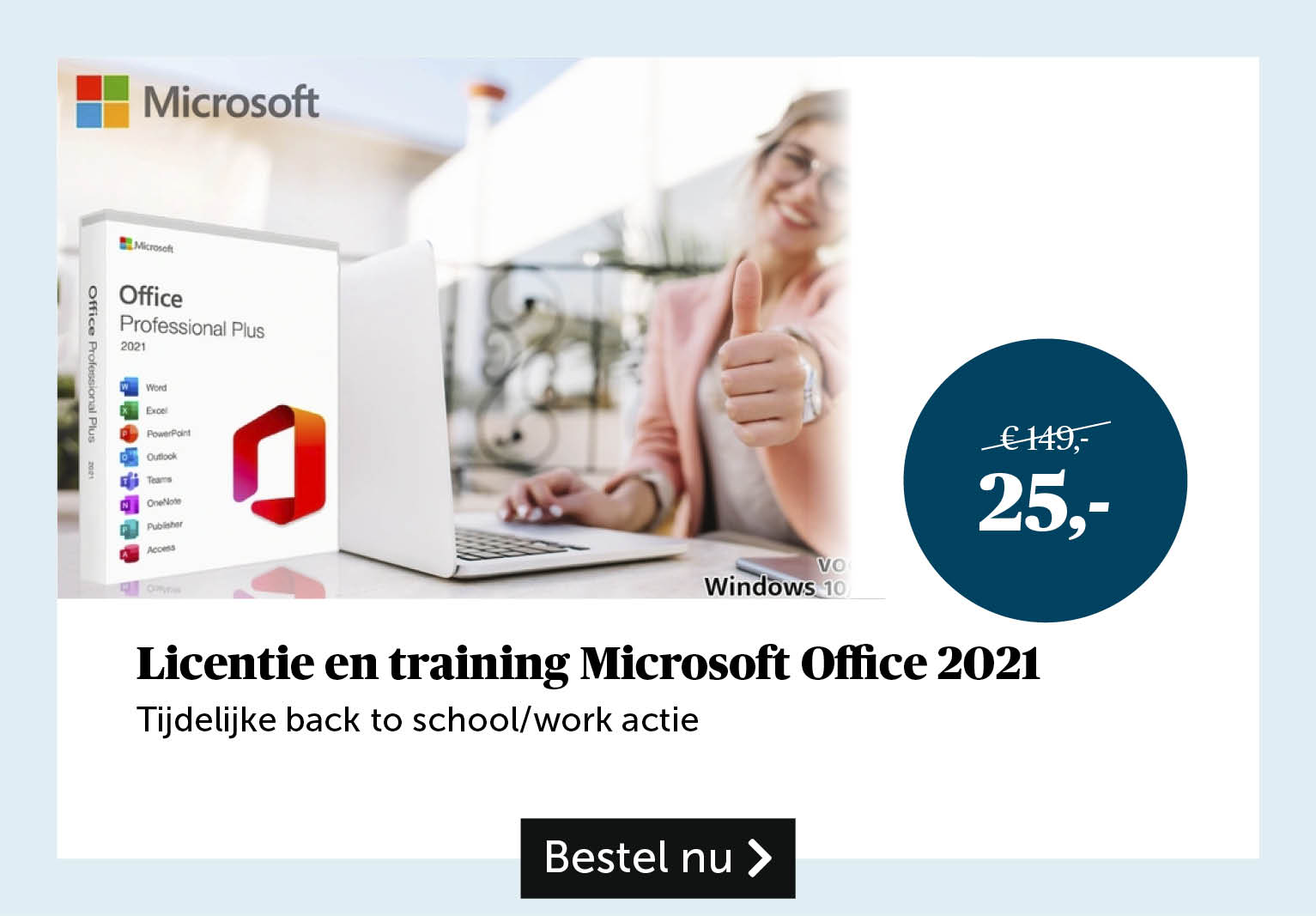 Licentie en training Microsoft Office 2021