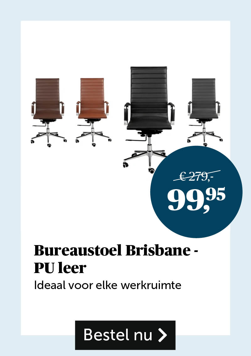 Bureaustoel Brisbane - PU leer