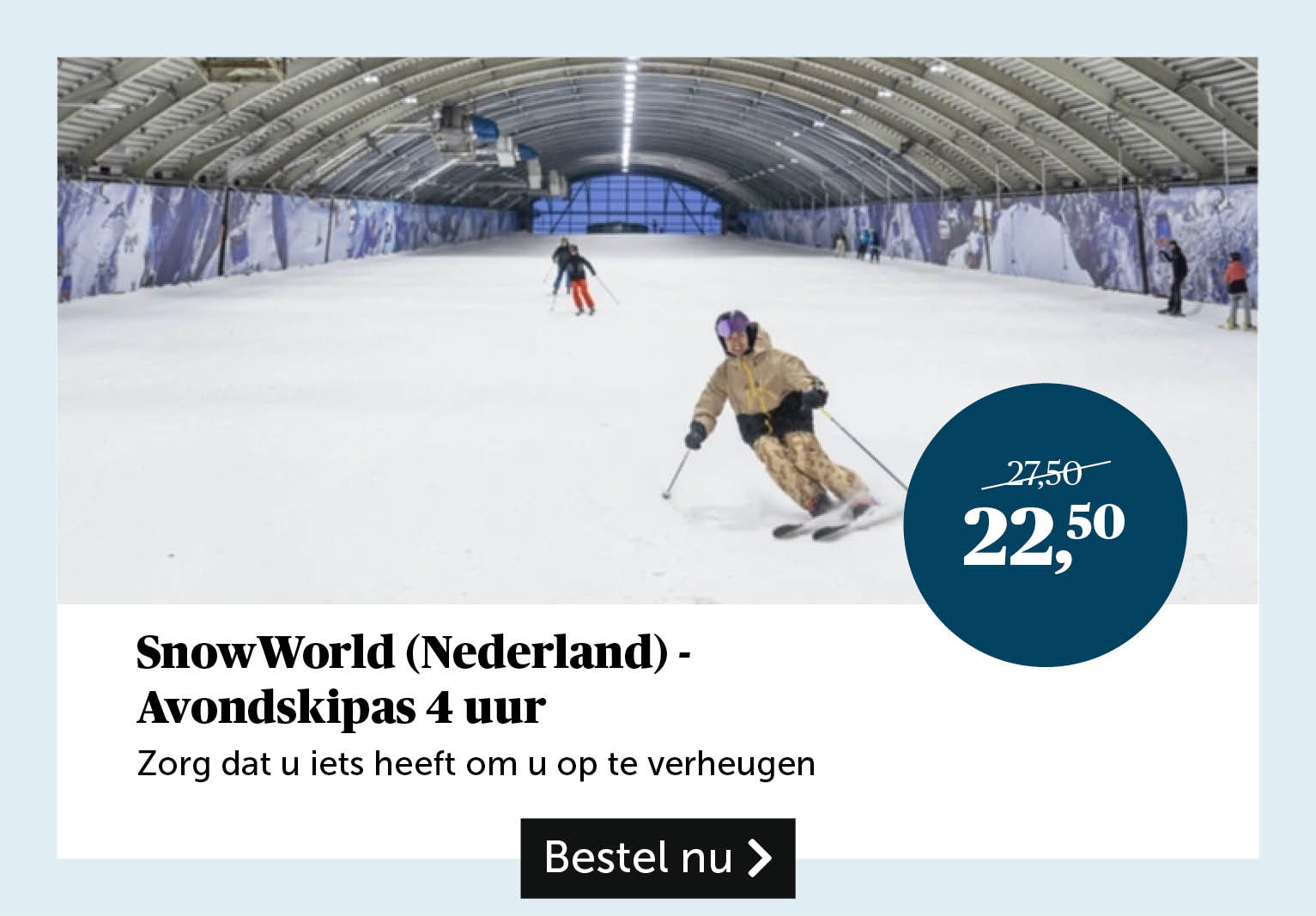 SnowWorld Antwerpen - 2 uur skipas