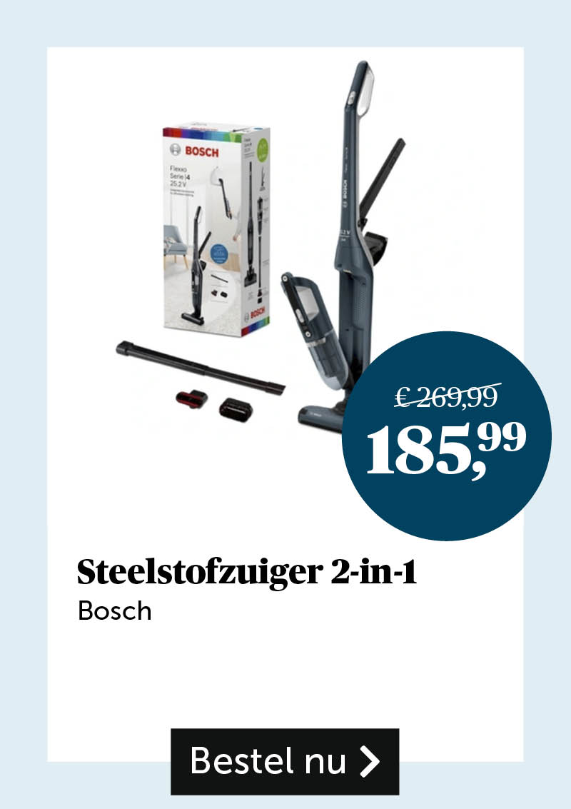 Steelstofzuiger 2-in-1