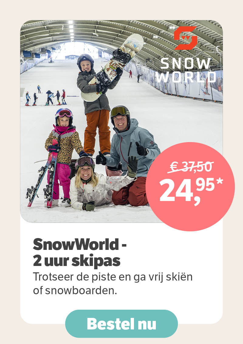 SnowWorld -  2 uur