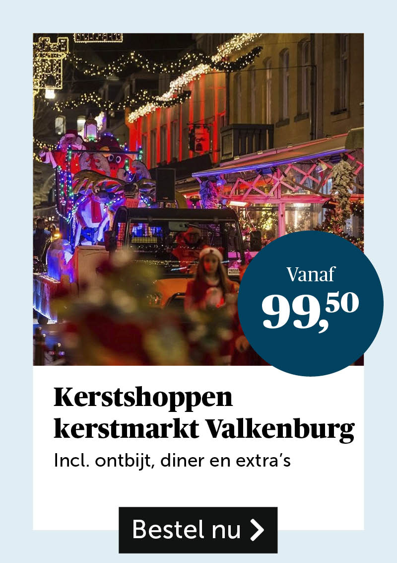 Kerstshoppen kerstmarkt Valkenburg 