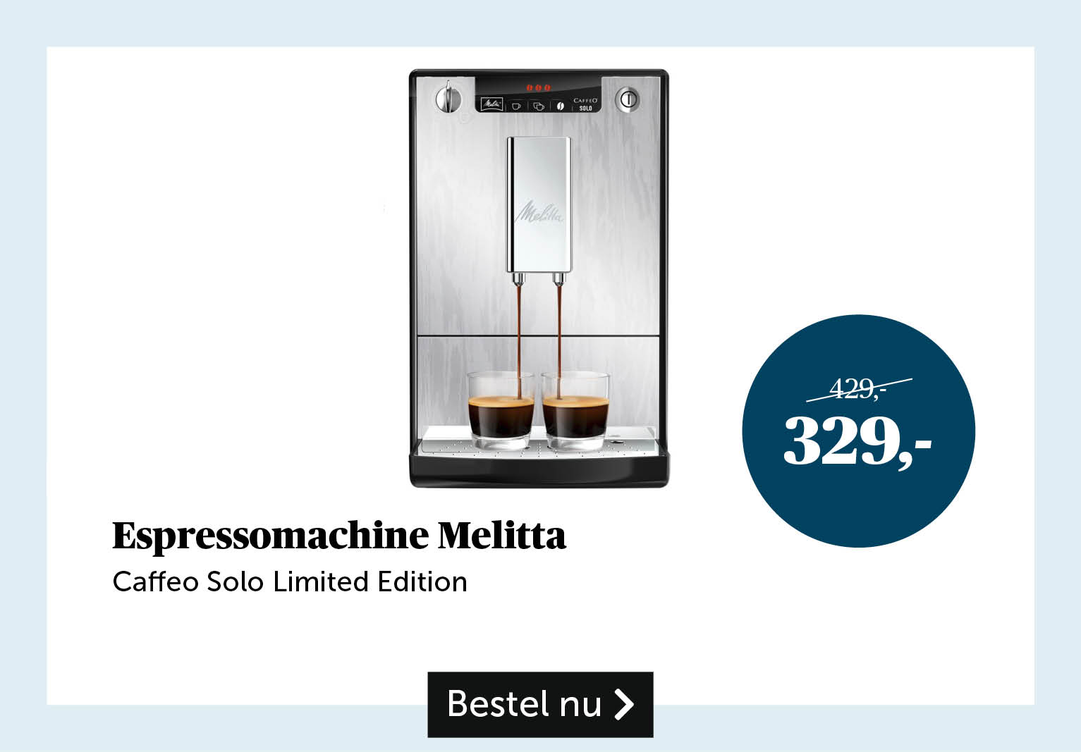 Espressomachine Melitta