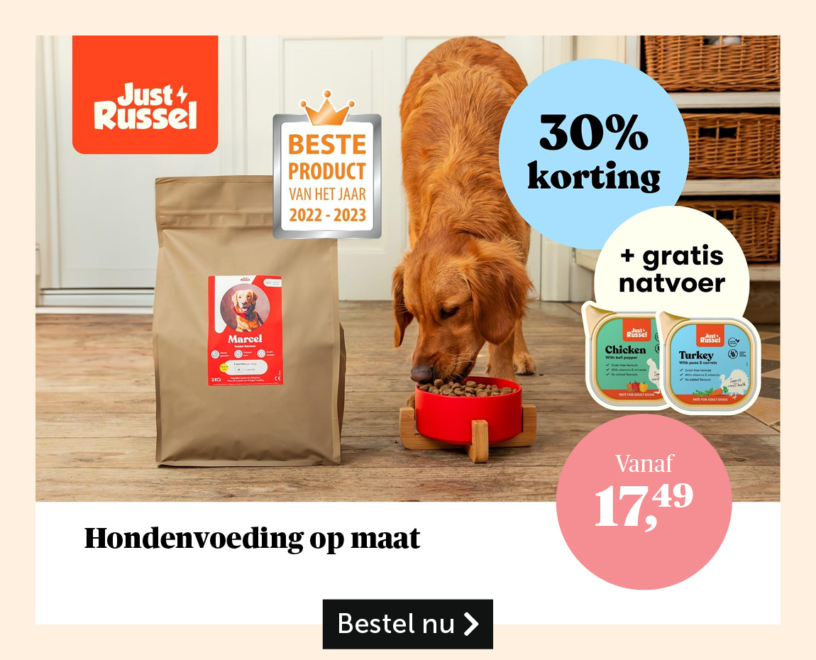 Just Russel hondenvoeding