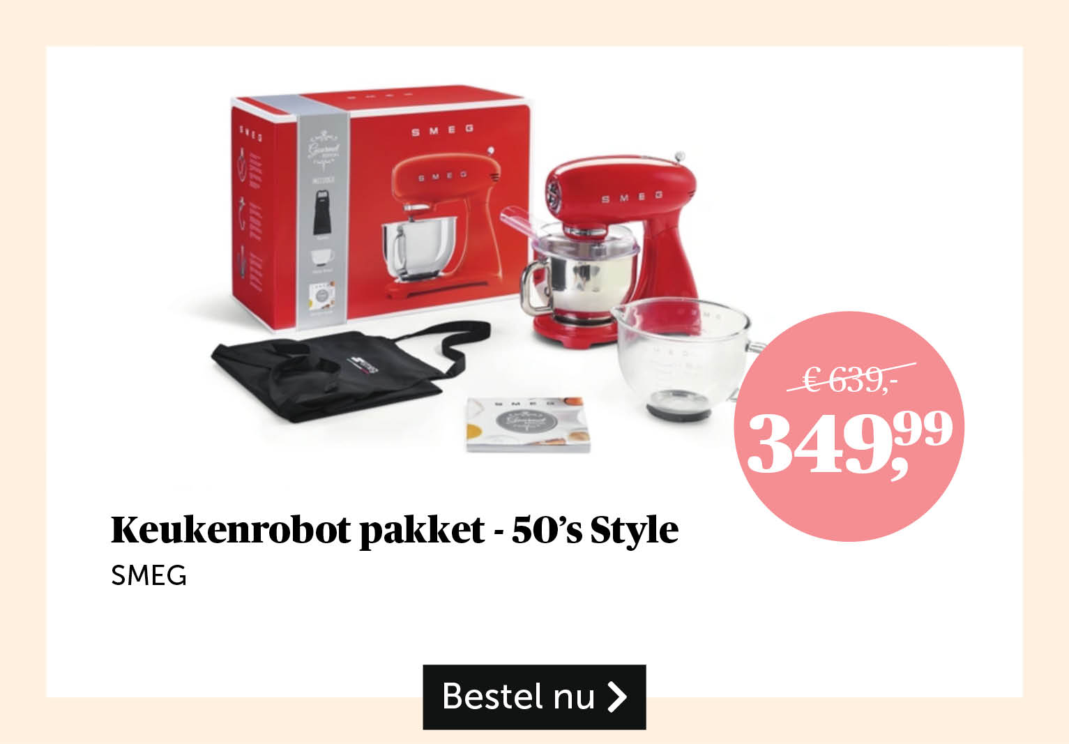 Keukenrobot pakket - 50's style