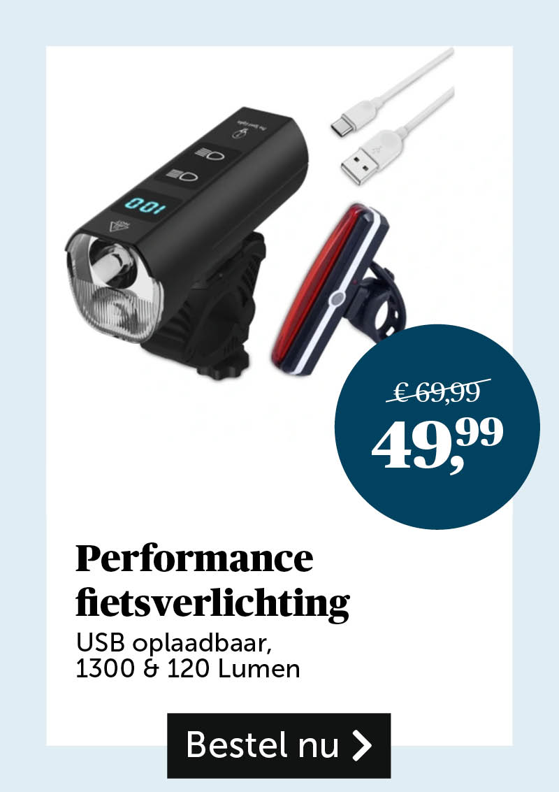 Performance fietsverlichting