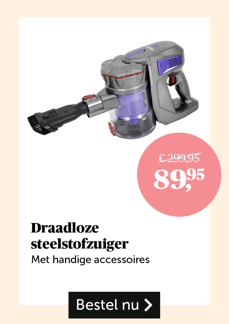 Draadloze steelstofzuiger