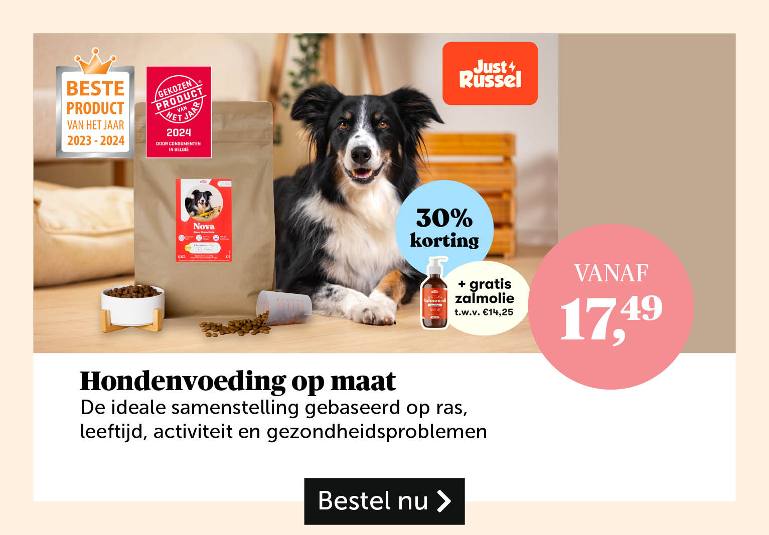 Hondenvoeding op maat