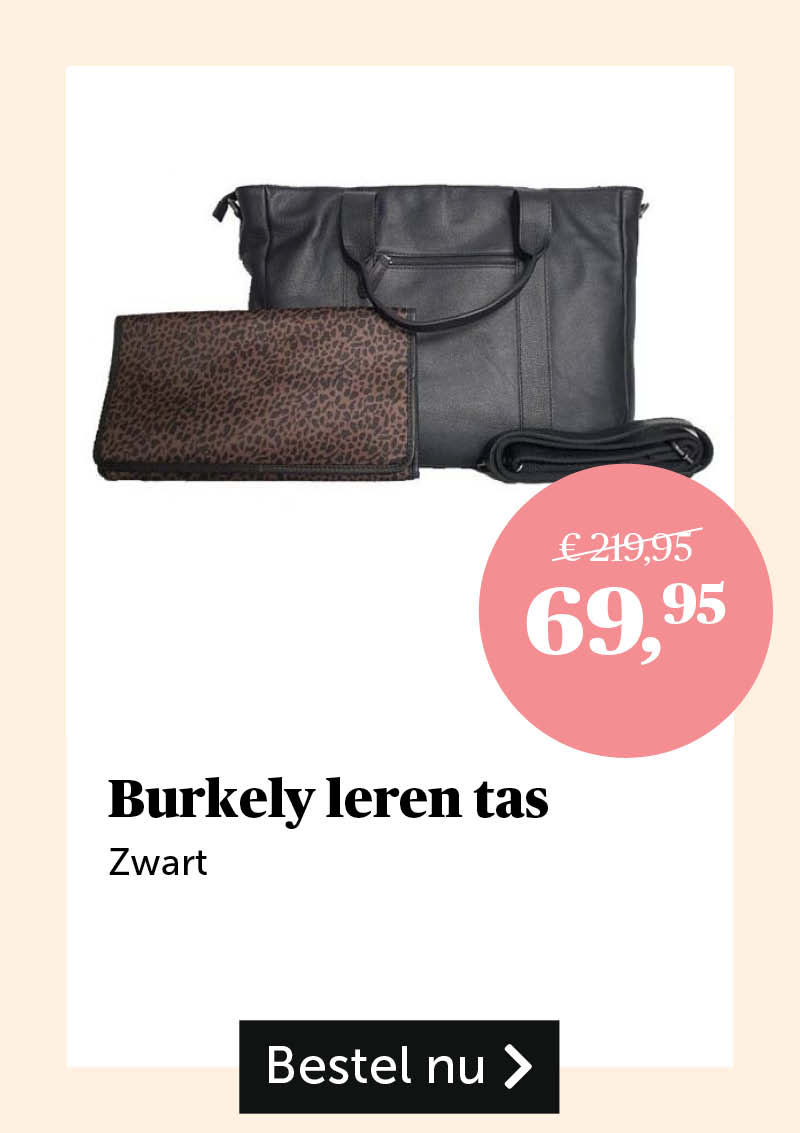 Burkely leren tas