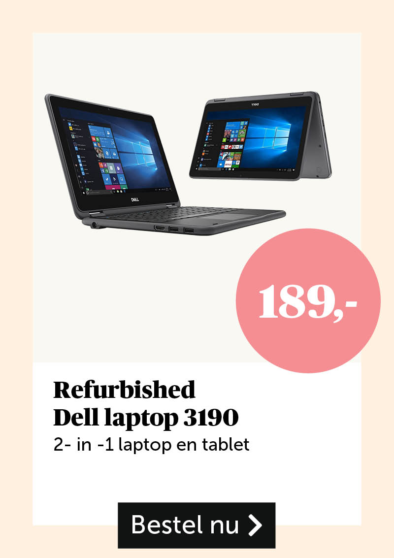 Refurbished Dell laptop 3190