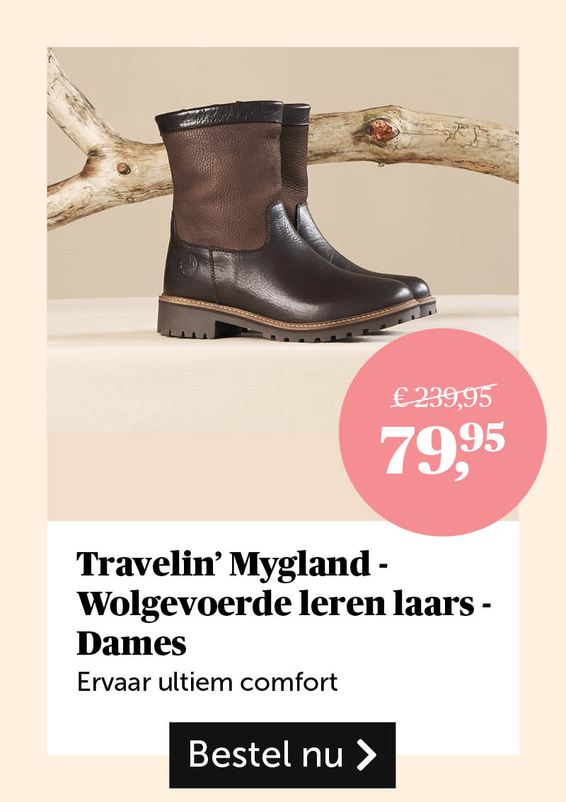 Travelin' Mygland - Wolgevoerde leren laars - dames