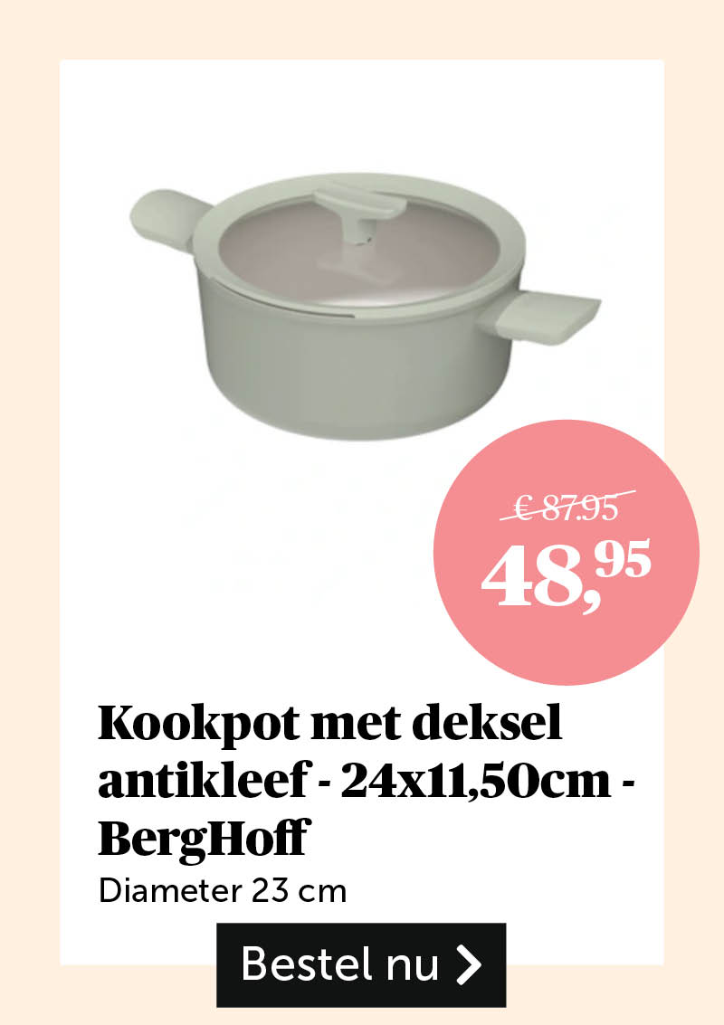 Kookpot met deksel antikleef - 24x11,50cm - BergHoff