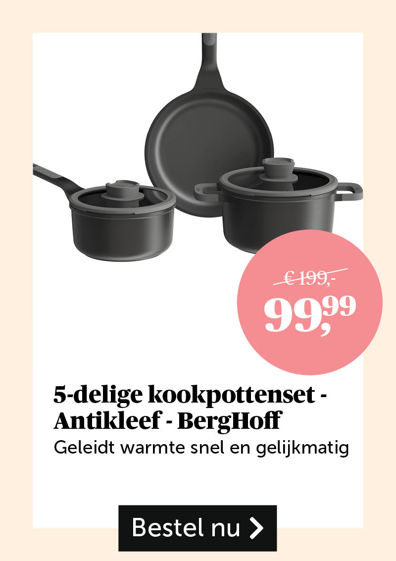 5-delige kookpottenset - Antikleef - BergHoff