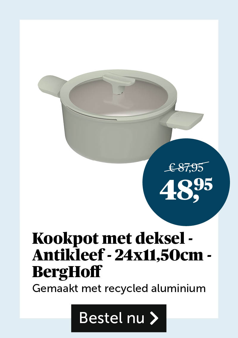 Kookpot met deksel - Antikleef - 24x11,50cm - BergHoff