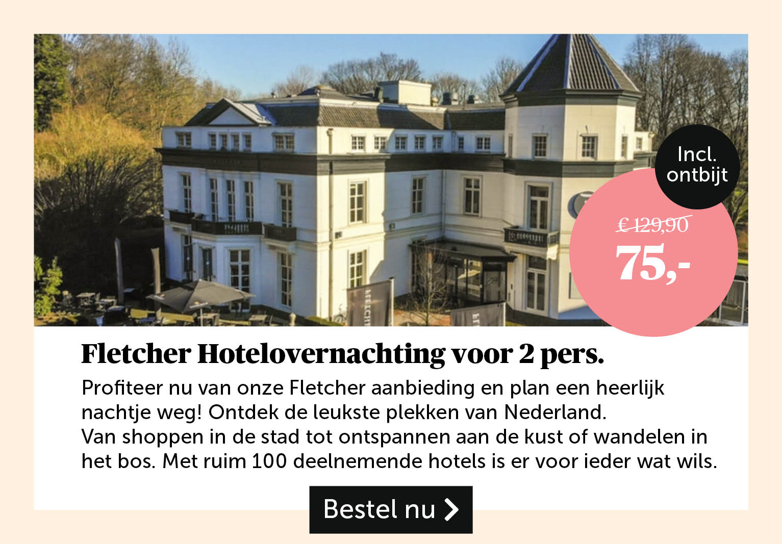 Fletcher hotelovernachting