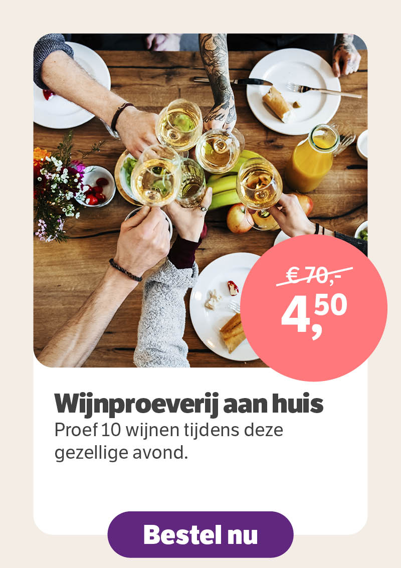 Wijnproeverij aan huis