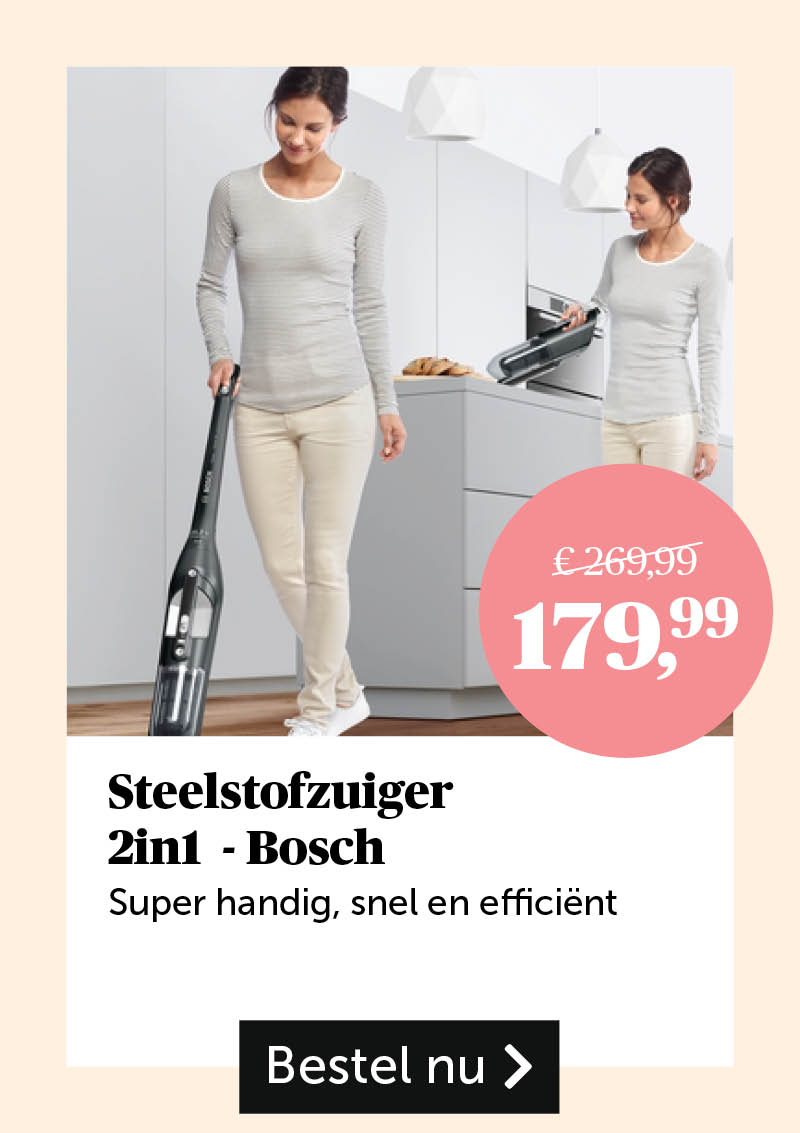 Steelstofzuiger 2in1 - Bosch