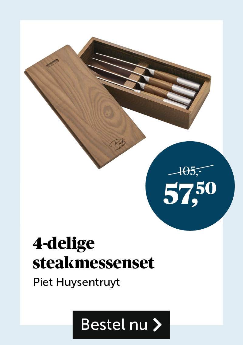 4-delige steakmessenset