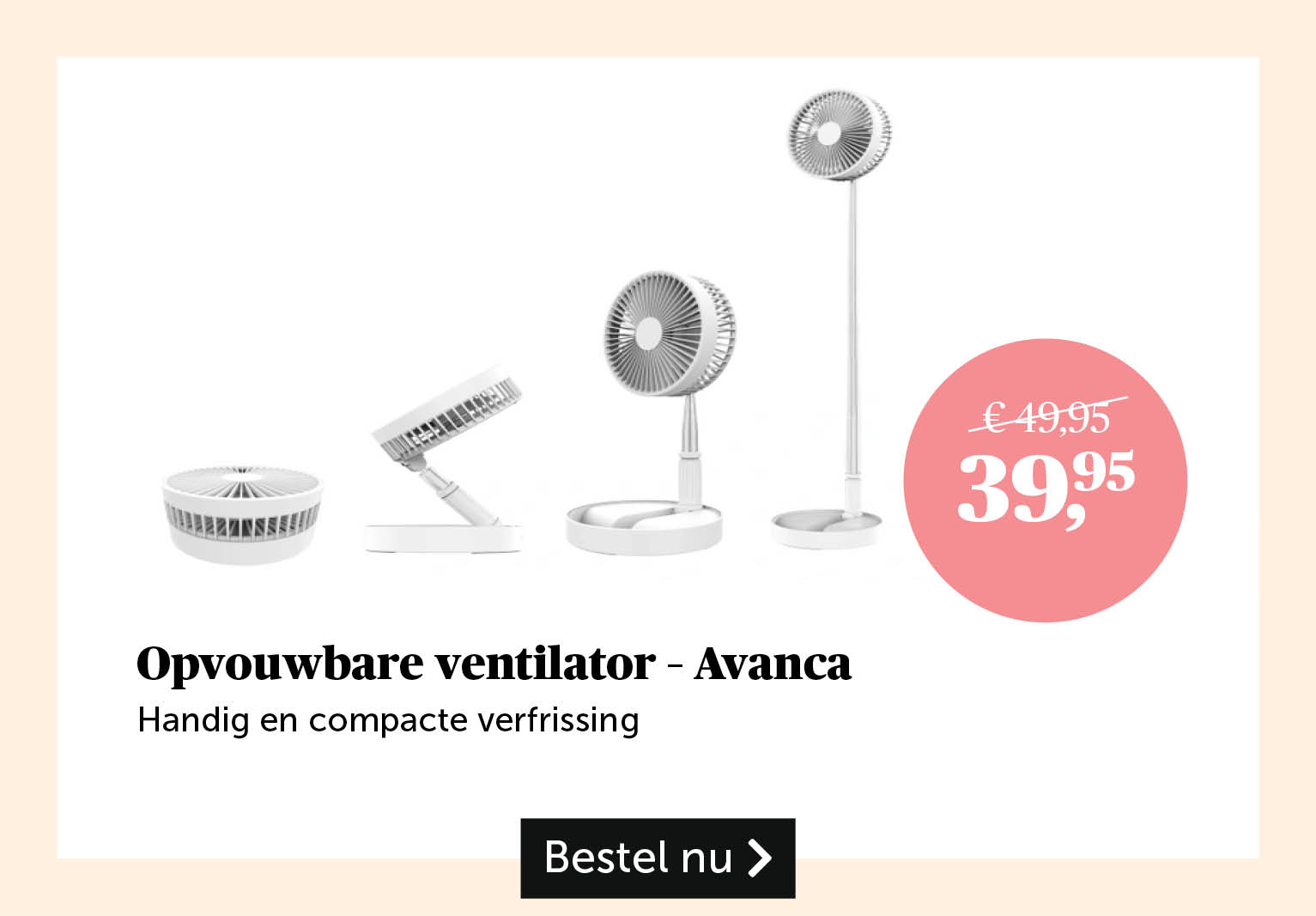 Opvouwbare ventilator - Avanca