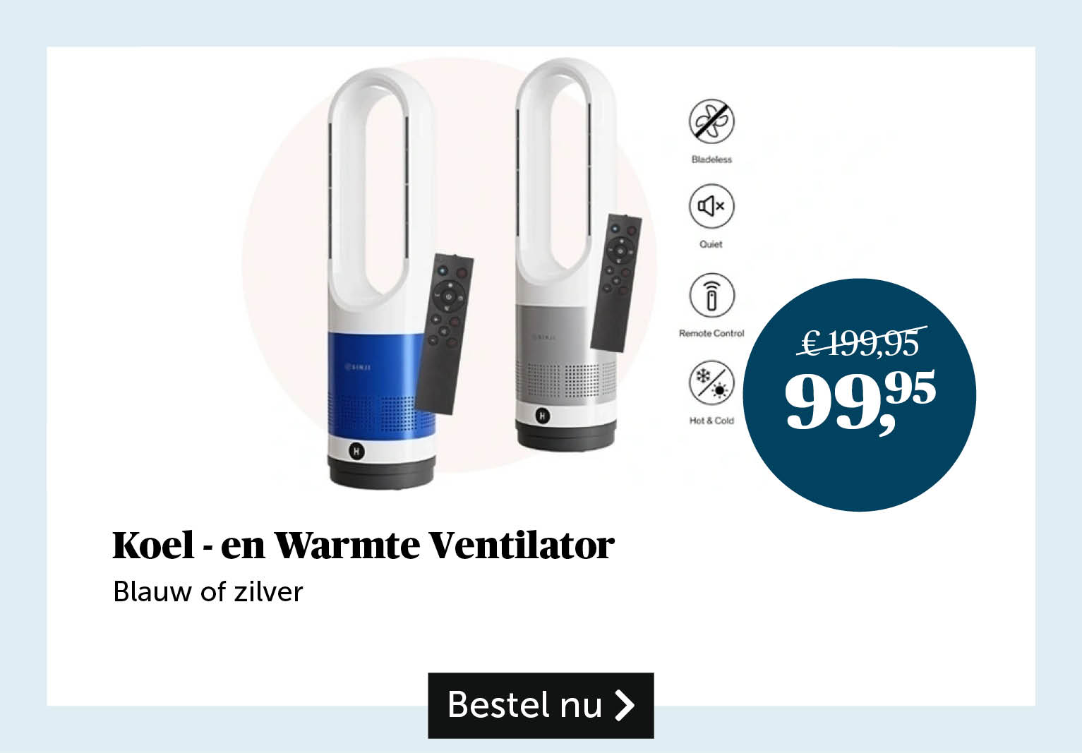 Koel- en Warmte ventilator