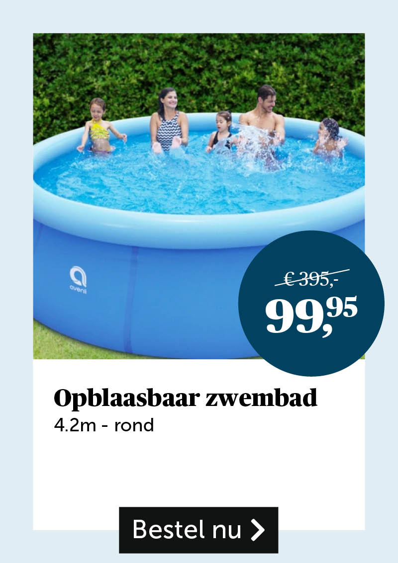 Opblaasbaar zwembad