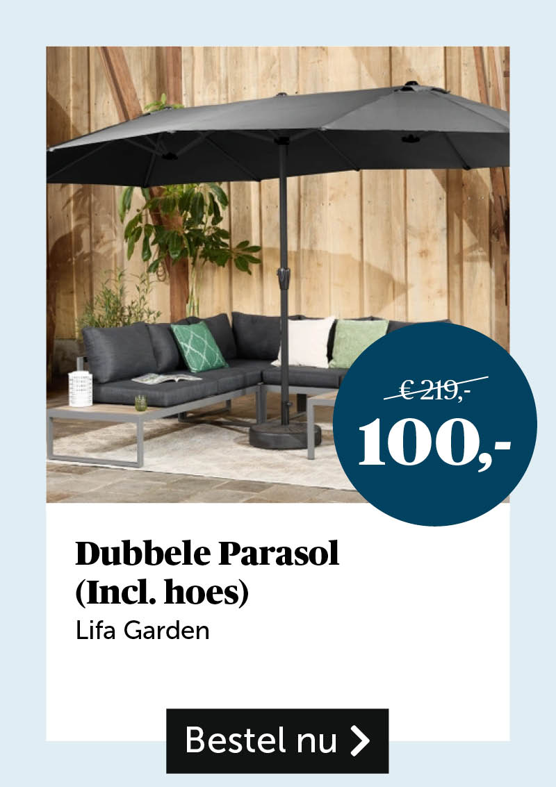 Dubbele parasol 