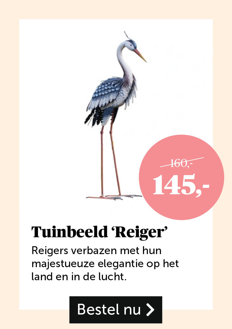 Tuinbeeld 'Reiger'