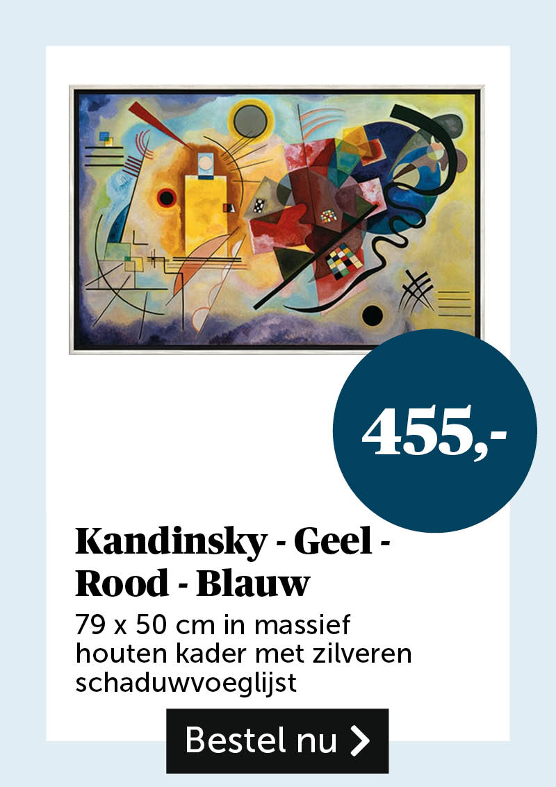 Kandinsky - Geel - Rood - Blauw 