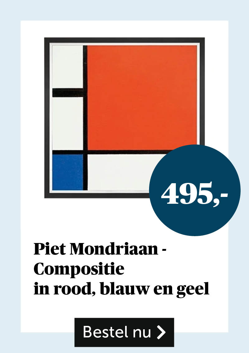 Piet Mondriaan - Compositie in rood, blauw en geel