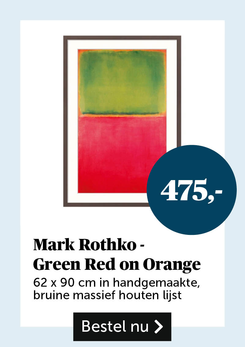 Mark Rothko - Green Red on Orange