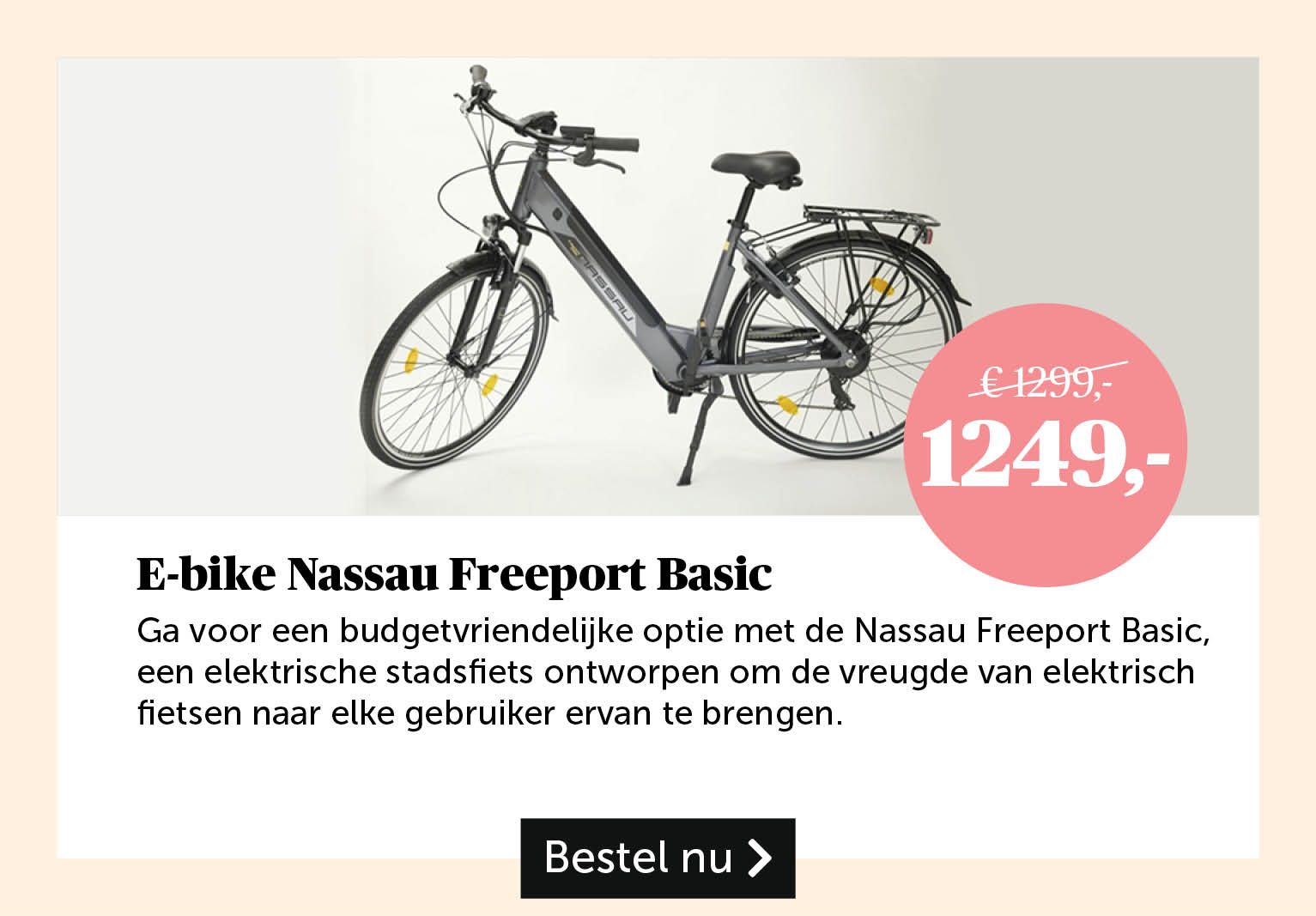 E-bike Nassau Freeport Basic