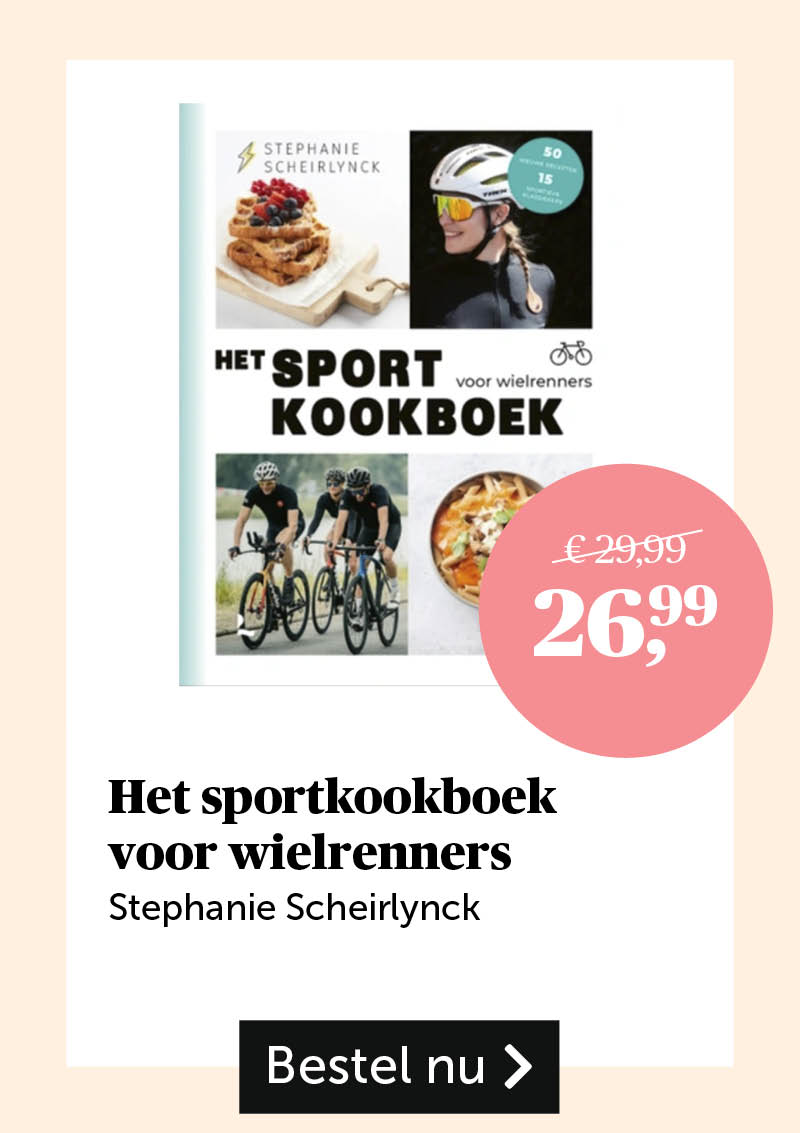 Het sportkookboek voor wielrenners