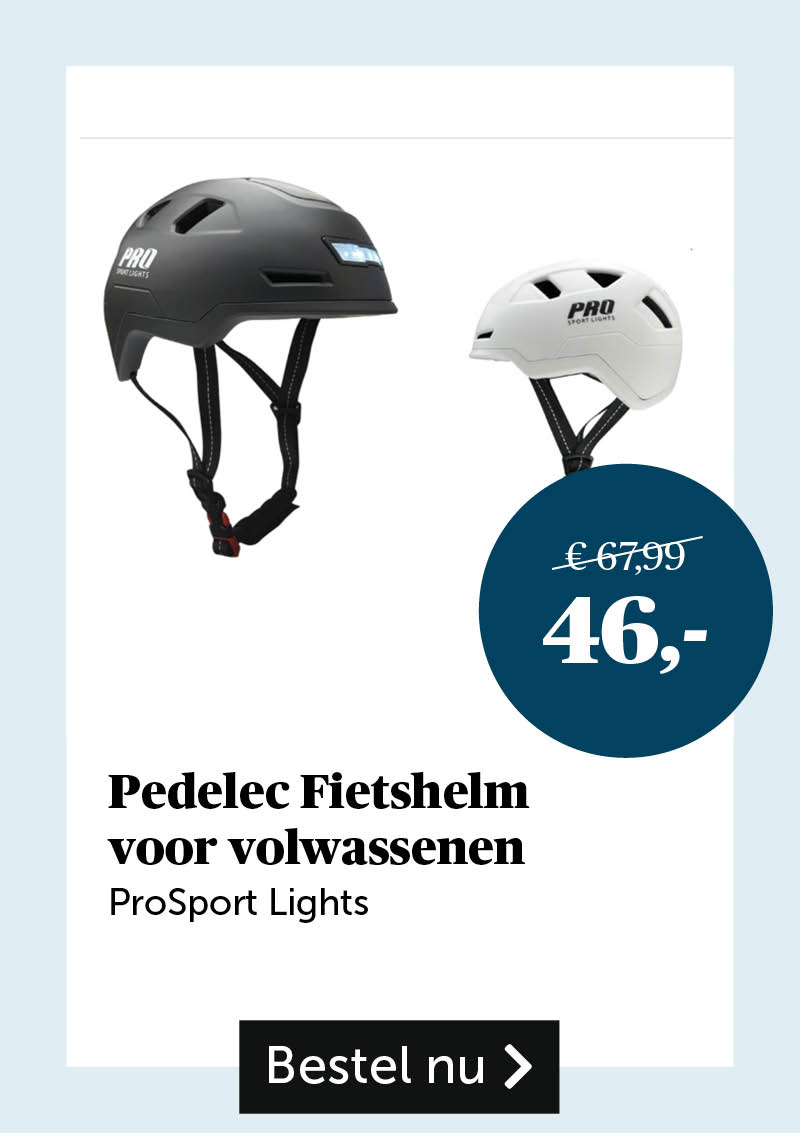 Pedelec Fietselm voot volwassenen