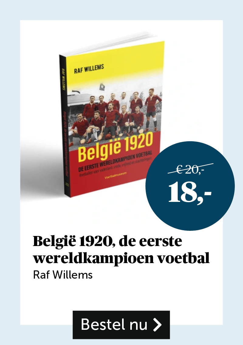 Belgie 1920, de eerste wereldkampioen voetbal