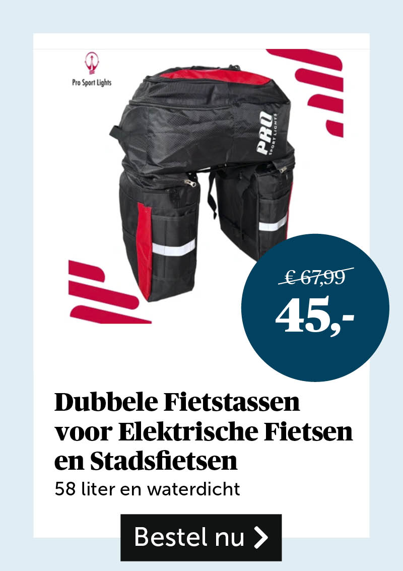 Dubbele fietstassen