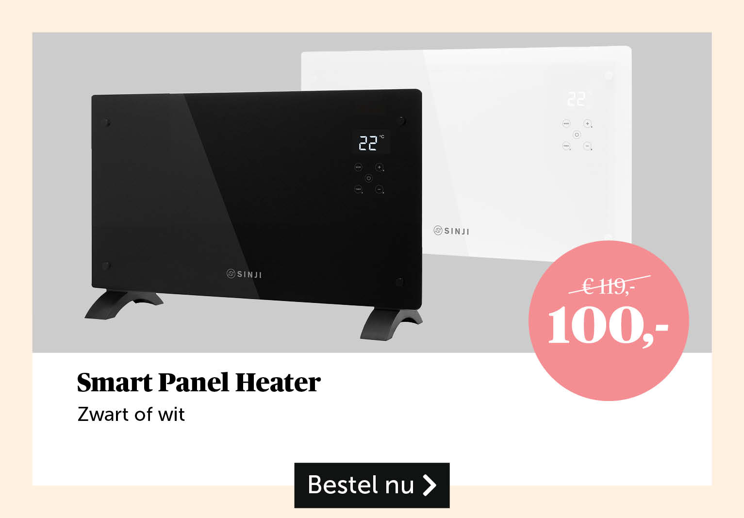 Smart Panel Heater - Sinji