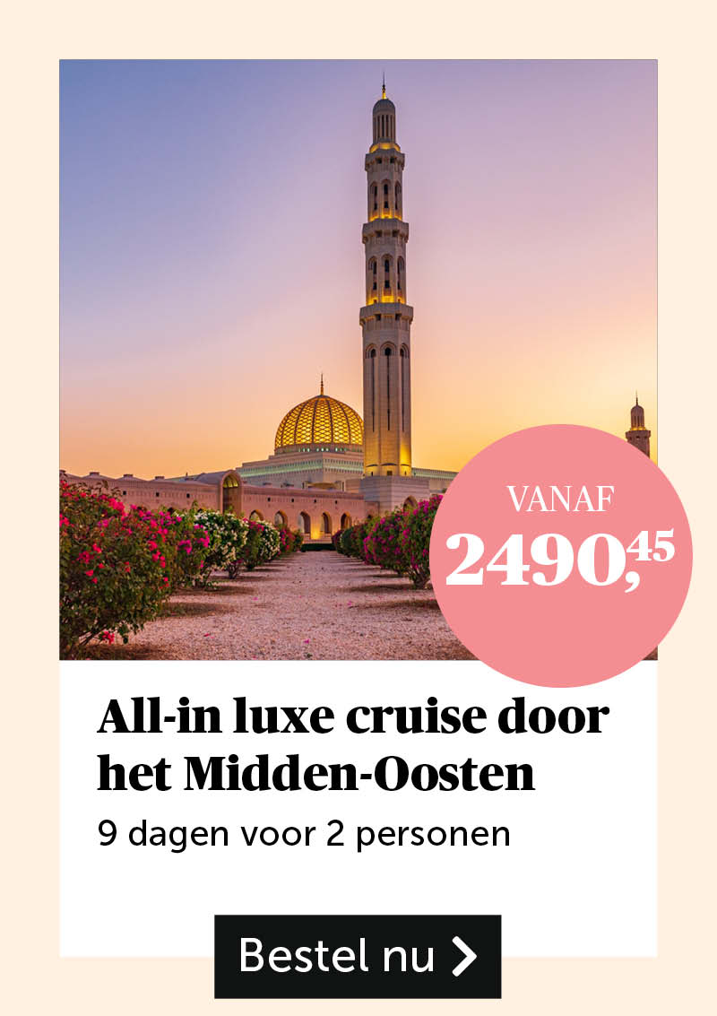 All-in luxe cruise door het Midden-Oosten 