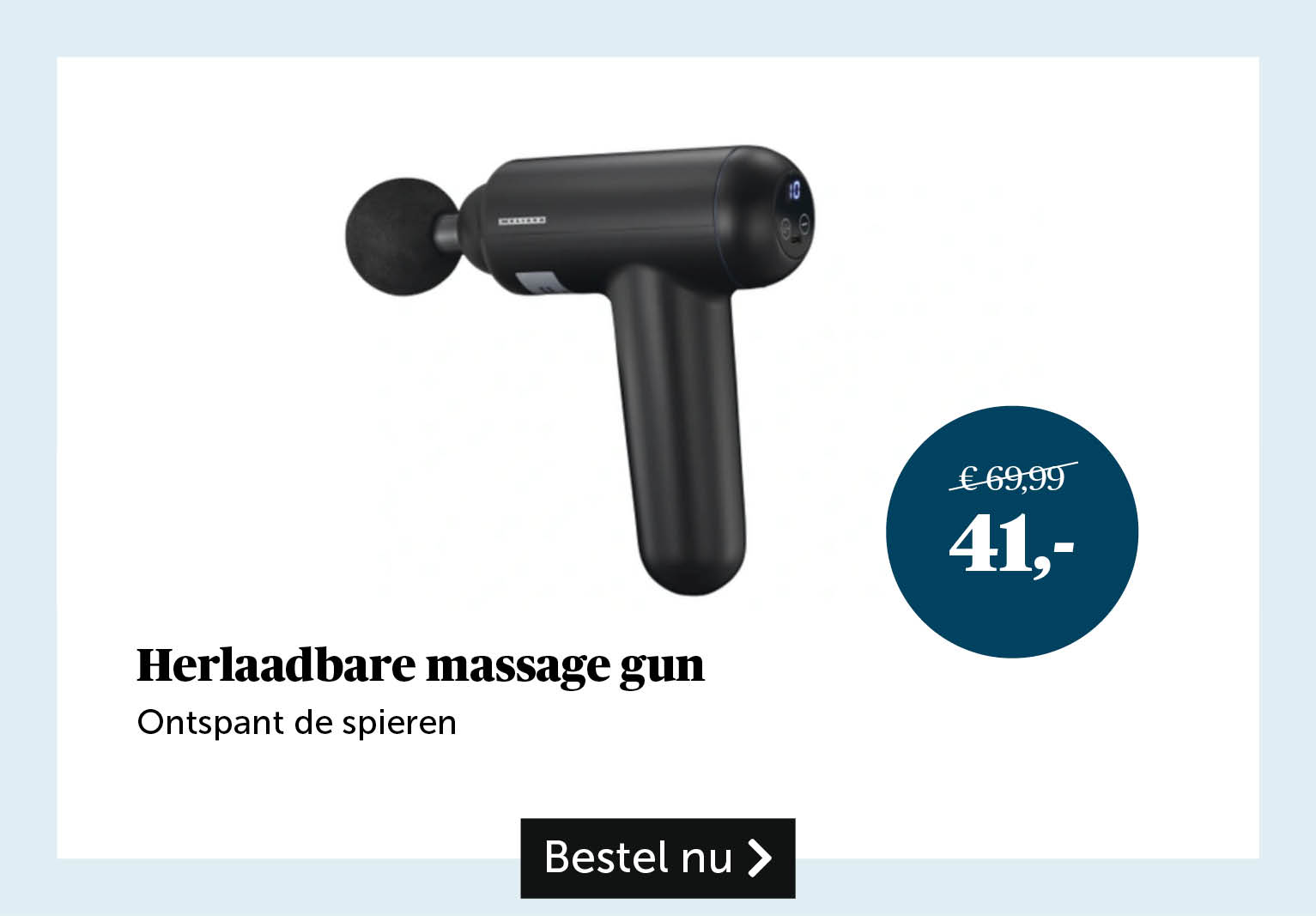 Herlaadbare Massage Gun