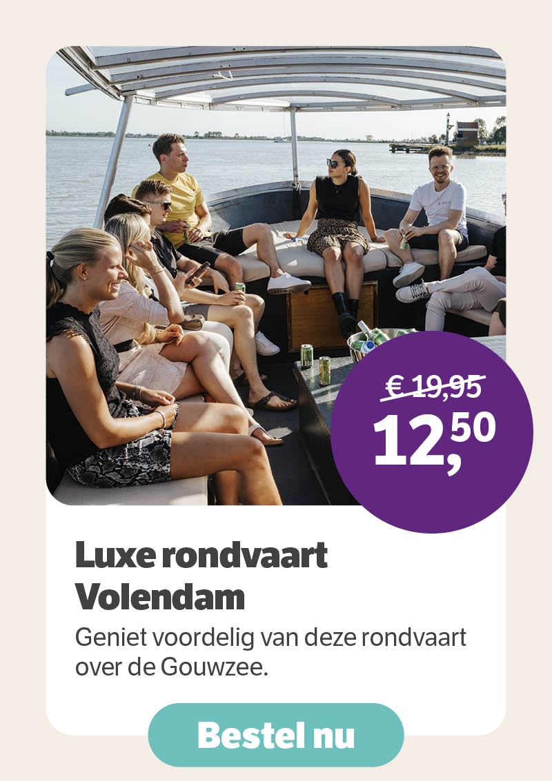 Luxe rondvaart Volendam