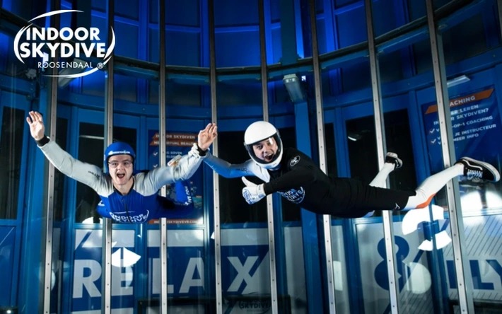 Indoor Skydive Roosendaal - 4 flights p.p.