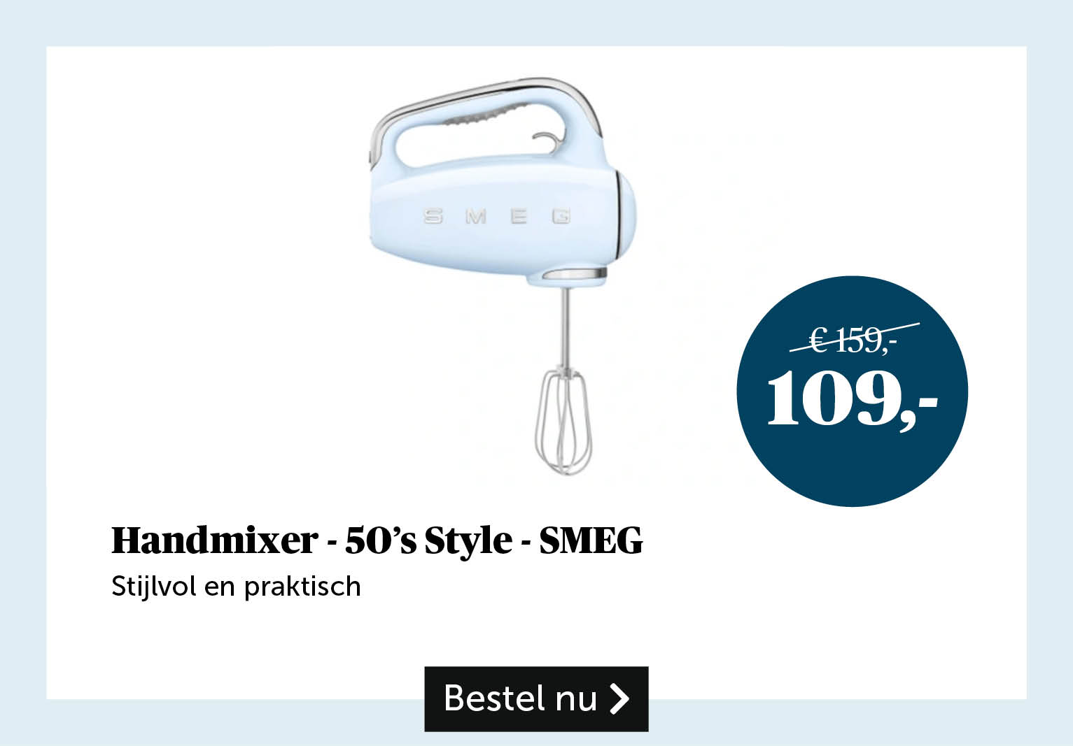 Handmixer - 50's style - SMEG