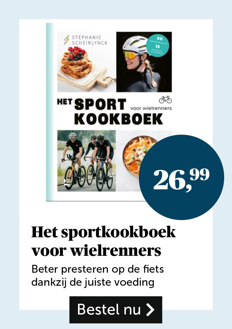 Het sportkookboek voor wielrenners