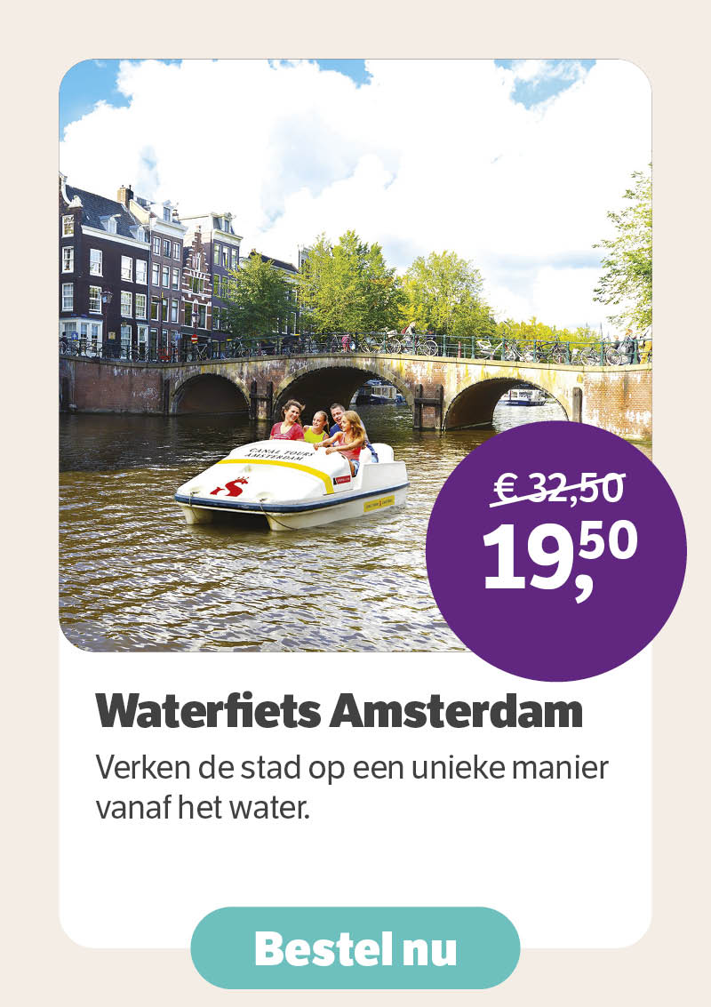 Waterfiets Amsterdam
