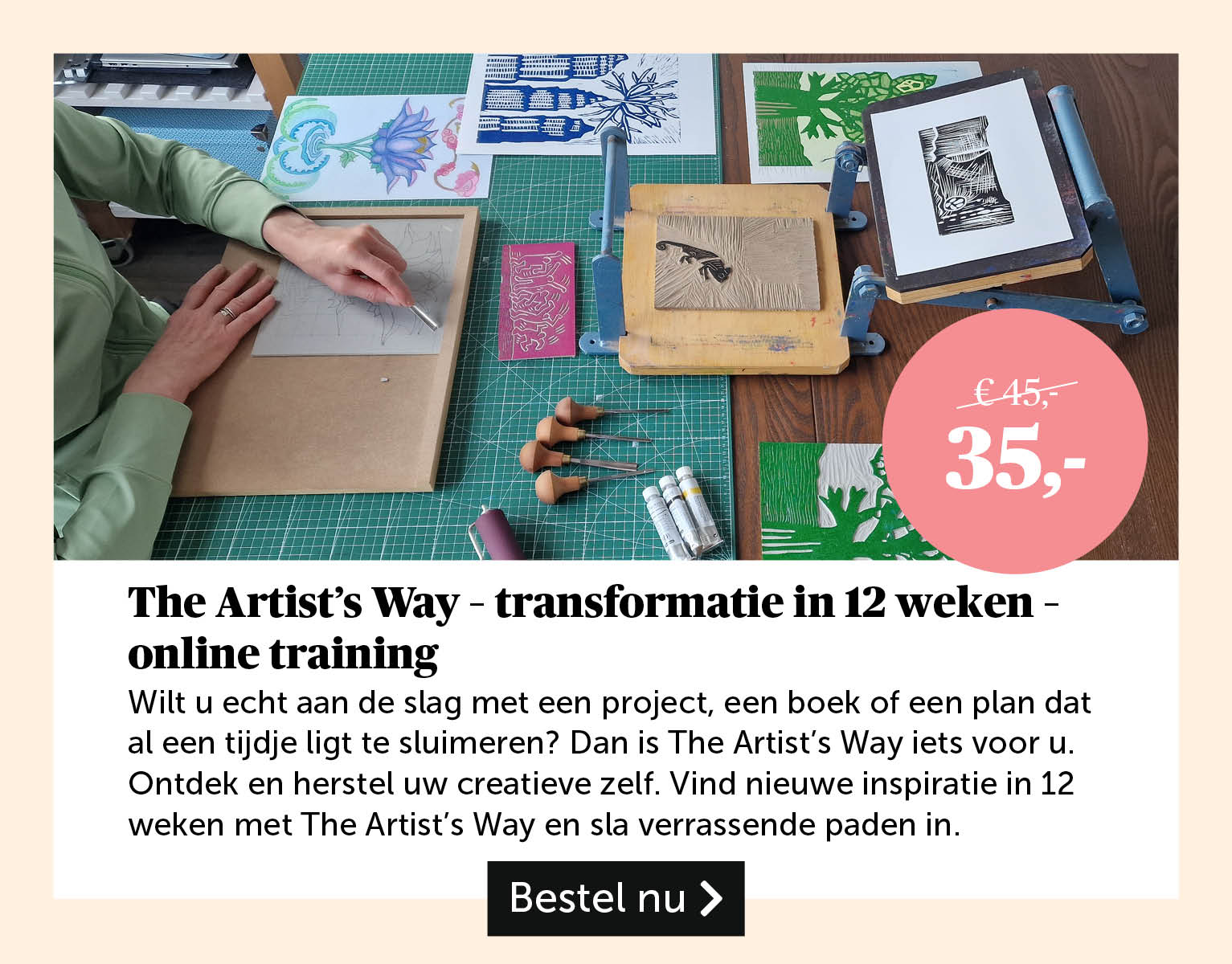 The Artist's Way - transformatie in 12 weken - online training