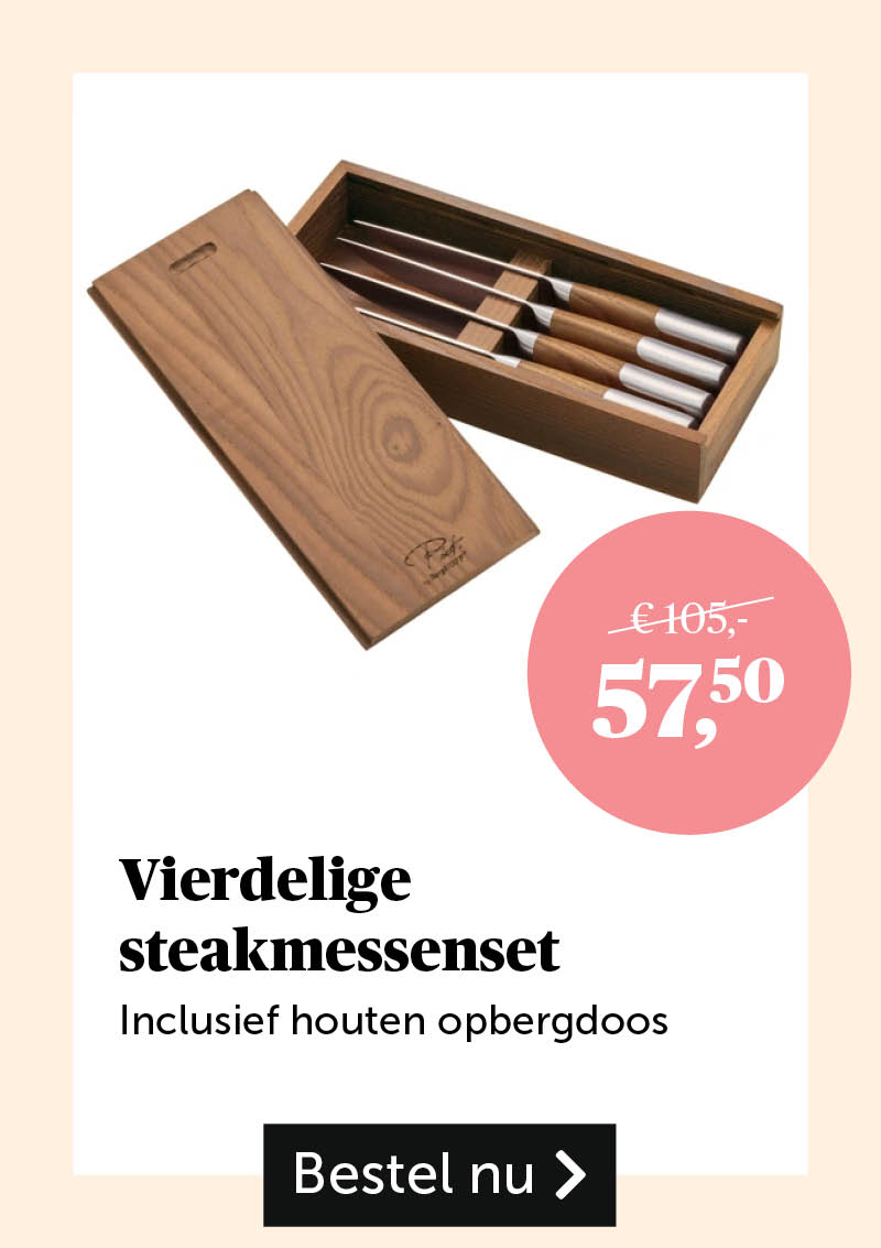 Vierdelige steakmessenset